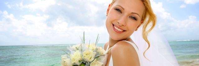 woman in wedding dress